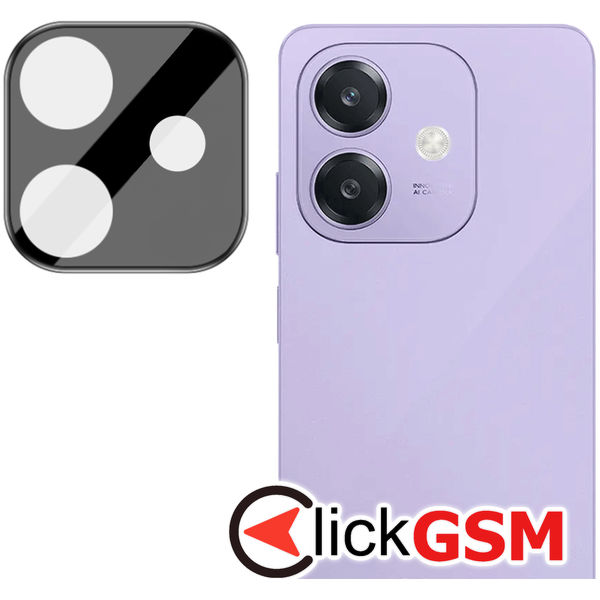 Techsuit - Full Camera Glass - Oppo A40 4G / A60 5G - Black