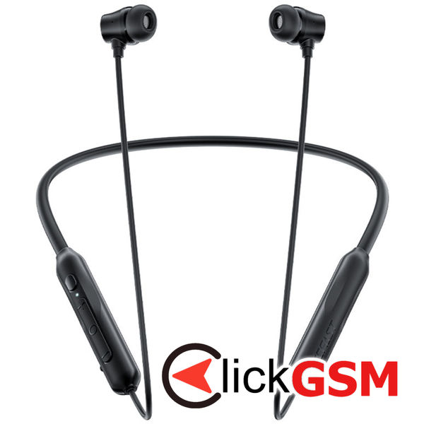 Acefast - Bluetooth Earphones (N3) - Behind the Head, Neckband, Noise Reduction, Bluetooth 5.4, IPX4, 300mAh - Black