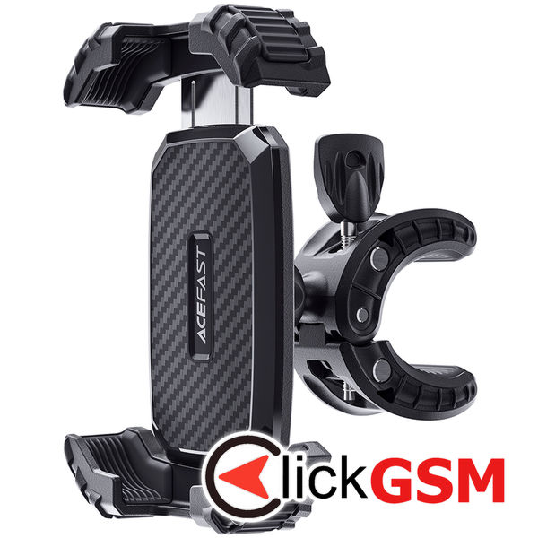 Acefast - Bike Phone Holder (D23) - for Phone 4.5-6.7, Free Rotation, Multi-angle Adjustment, Safety Lock - Black