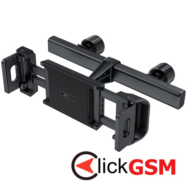 Acefast - Car Holder (D8) - for In-car Headrest, Adjustable, Folding Clamp Arm, for Devices 4.7-12.9 - Black