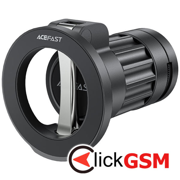 Acefast - Phone Holder (E23) - for Desk, Magnetic, Adjustable, Wide Compatibility, Portable, Durable - Black