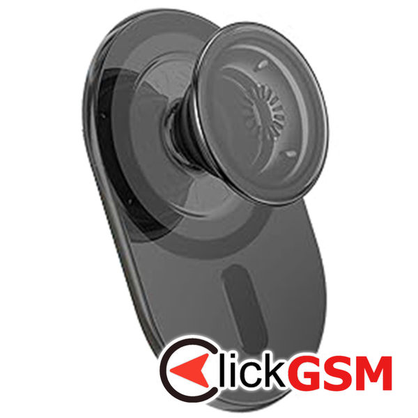 PopSockets - PopGrip MagSafe - Transparent Black