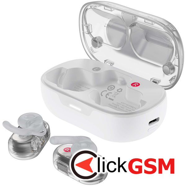 Acefast - Wireless Earbuds Acefit Neo (FA003) - USB-C, IPX4, Bluetooth 5.3, Call Noise Reduction, Bass Effect, 550mAh - White