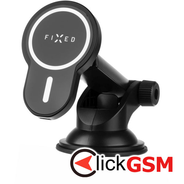 Fixed - Car Holder with Wireless Charging MagClick XL (FIXMCLI-XL-BK) - for Dashboard and Windshield, 15W - Black