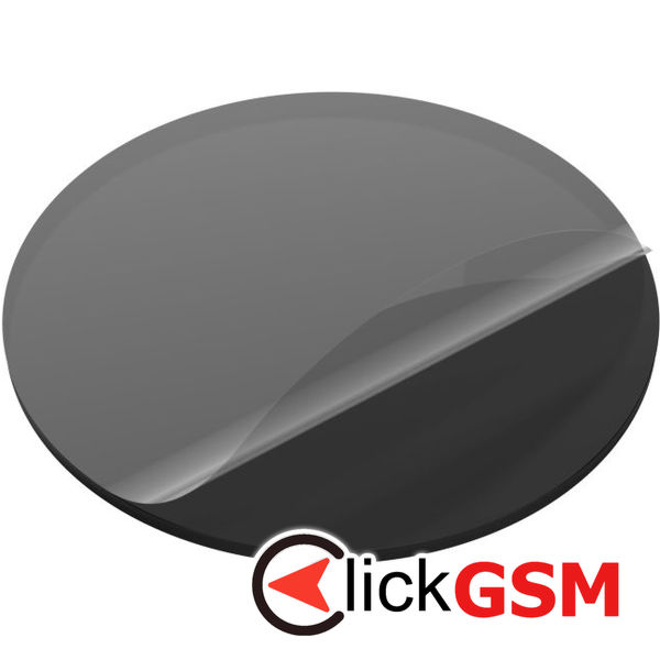 Fixed - Adhesive Pad (FIXDSC-BK) - for Dashboard, Round Shape, Flexible Silicone - Black