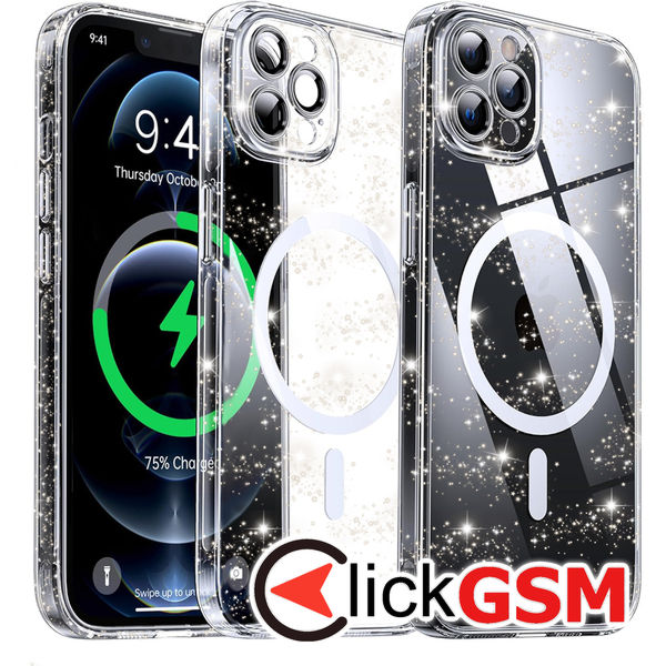 Techsuit - SparkleSkin MagSafe Series - iPhone 12 Pro Max - Clear