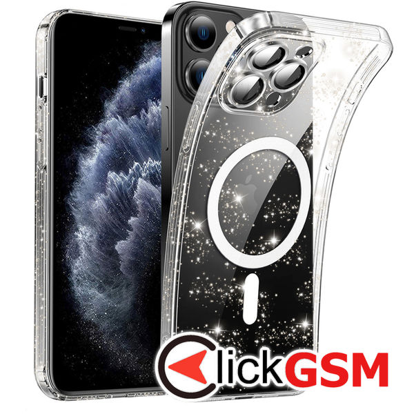 Techsuit - SparkleSkin MagSafe Series - iPhone 11 Pro Max - Clear