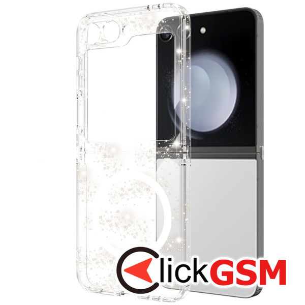 Techsuit - SparkleSkin MagSafe Series - Samsung Galaxy Z Flip5 - Clear