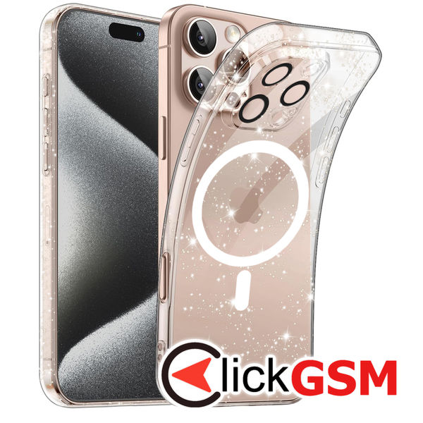 Techsuit - SparkleSkin MagSafe Series - iPhone 16 Pro - Clear