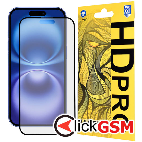 Lito - HD Pro Matte - iPhone 16 - Black