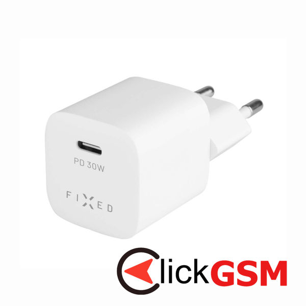 Fixed - Mini Wall Charger (FIXC30M-C-WH) - Type-C, Power Delivery 3.0, 30W - White