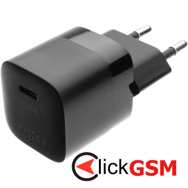 Fixed - Mini Wall Charger (FIXC30M-C-BK) - Type-C, Power Delivery 3.0, 30W - Black
