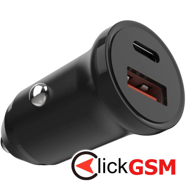 Fixed - Car Charger (FIXCC20N-CU-BK) - USB, Type-C, 20W, PD3.0, 12V/24V, Universal - Black