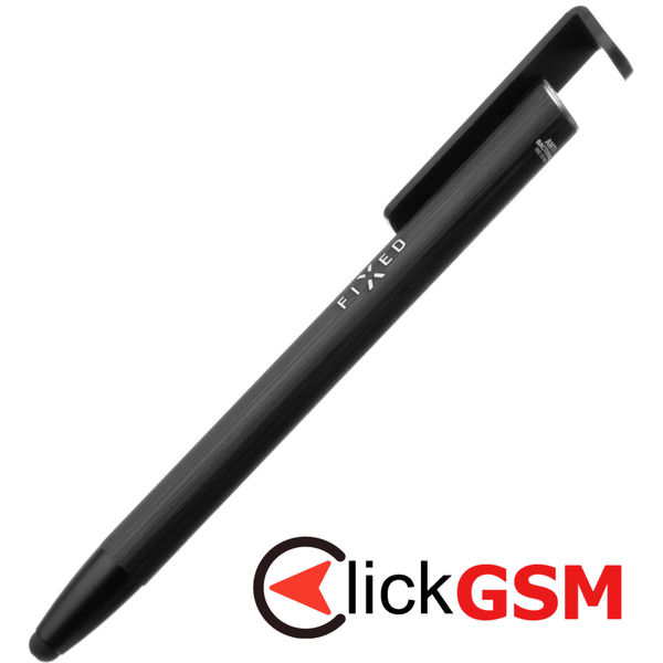 Fixed - Stylus Pen (FIXPEN-BK) - for Phones and Tablets, 3 in 1, Compact Size - Black