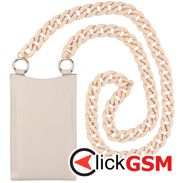 Fixed - Universal Shoulder Bag Venezia Leather (FIXVEN-CR) - for Mobile Phones 7 - Cream