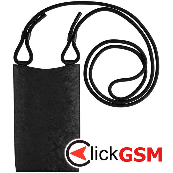 Fixed - Universal Shoulder Bag Verona (FIXVER-BK) - for Mobile Phones 7 - Black