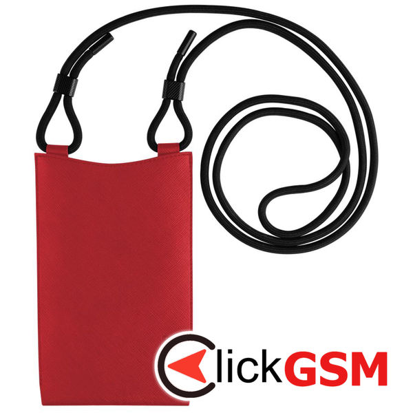 Fixed - Universal Shoulder Bag Verona (FIXVER-RD) - for Mobile Phones 7 - Red