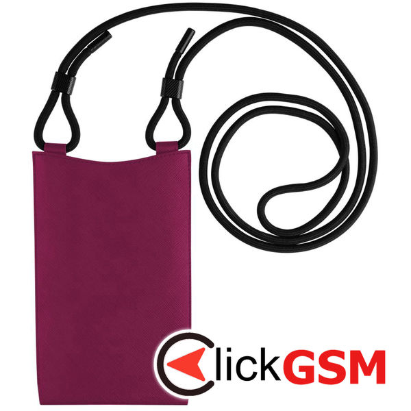 Fixed - Universal Shoulder Bag Verona (FIXVER-WI) - for Mobile Phones 7 - Burgundy