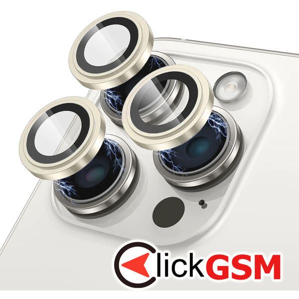 Lito - S+ Camera Glass Protector - iPhone 14 Pro / iPhone 14 Pro Max - Gold