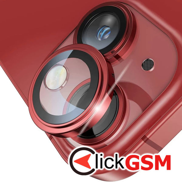 Lito - S+ Camera Glass Protector - iPhone 14 / iPhone 14 Plus - Red
