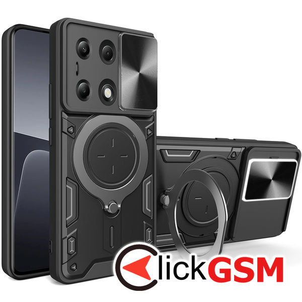 Techsuit - CamGuard Pro - Xiaomi Redmi Note 13 Pro 4G / Poco M6 Pro 4G - Black