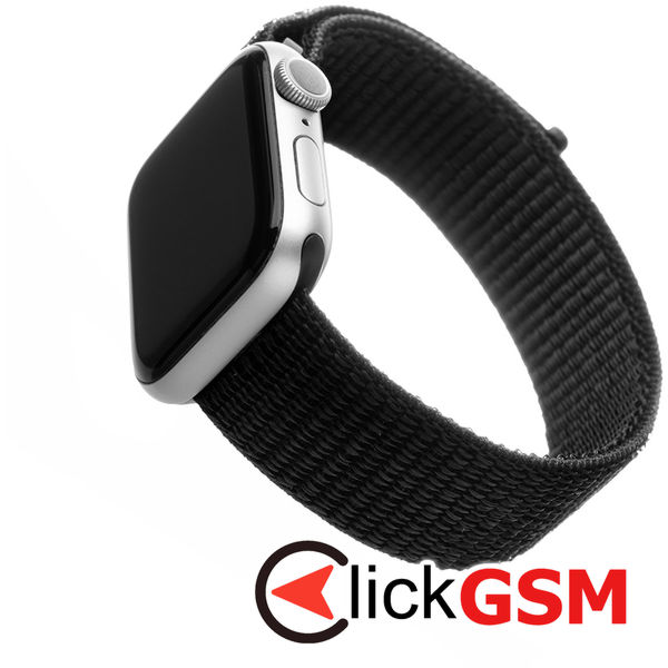 Fixed - Nylon Strap 32mm - Apple Watch 1/2/3/4/5/6/7/8/9/10/SE/SE 2 (38/40/41/42mm) - Black