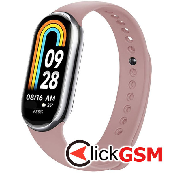 Fixed - Silicone Strap - Xiaomi Mi Band 8 / 8 NFC / 9 / 9 NFC - Pink