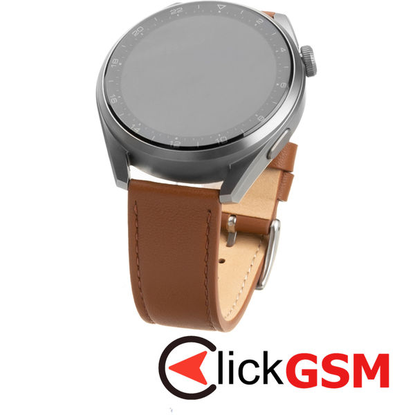 Fixed - Leather Strap 22mm - Huawei Watch GT 2 (46mm)/GT 2 Pro/GT 3 Pro (46mm)/Ultimate, Xiaomi Watch S1 - Brown