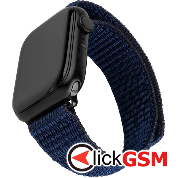 Fixed - Nylon Sporty Strap 35mm - Apple Watch 1/2/3/4/5/6/7/8/9/10/SE/SE 2/Ultra/Ultra 2 (42/44/45/46/49mm) - Dark Blue