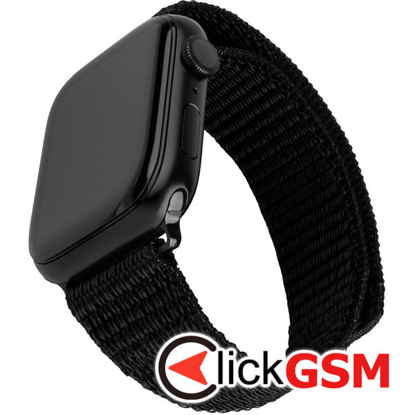 Fixed - Nylon Sporty Strap 32mm - Apple Watch 1/2/3/4/5/6/7/8/9/10/SE/SE 2 (38/40/41/42mm) - Black