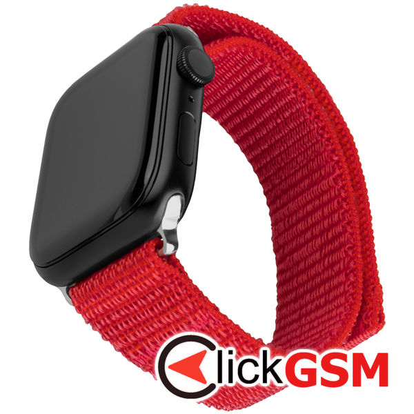 Fixed - Nylon Sporty Strap 32mm - Apple Watch 1/2/3/4/5/6/7/8/9/10/SE/SE 2 (38/40/41/42mm) - Red