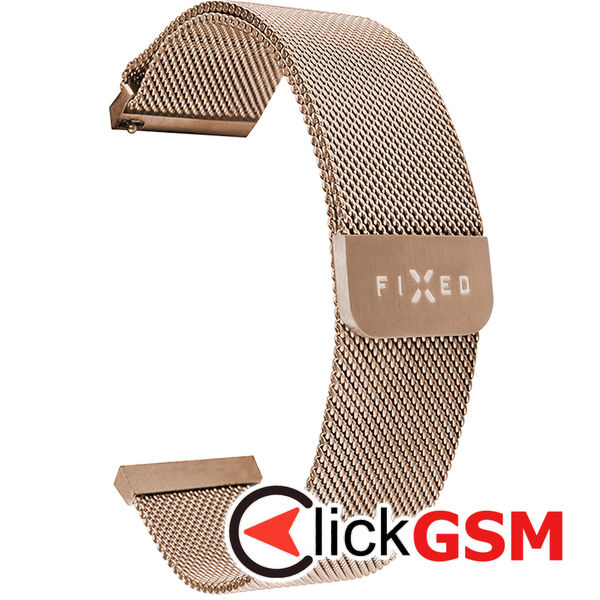 Fixed - Mesh Strap 22mm - Huawei Watch GT 2 (46mm)/GT 2 Pro/GT 3 Pro (46mm)/Ultimate, Xiaomi Watch S1 - Rose Gold