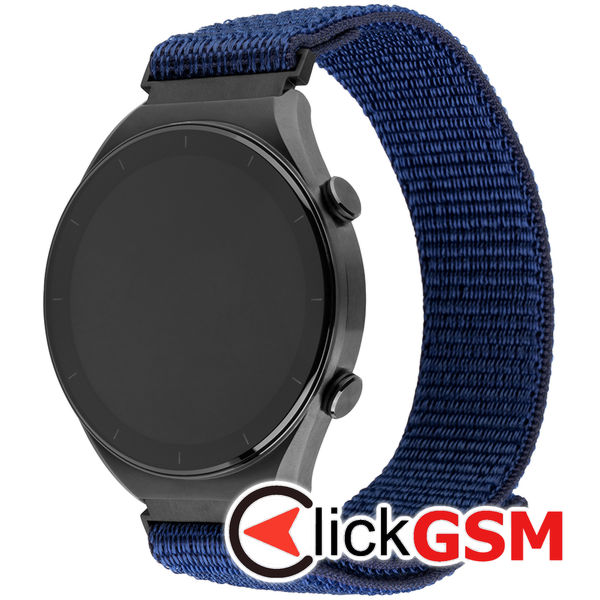 Fixed - Nylon Sporty Strap 22mm - Huawei Watch GT 2 (46mm)/GT 2 Pro/GT 3 Pro (46mm)/Ultimate, Xiaomi Watch S1 - Dark Blue