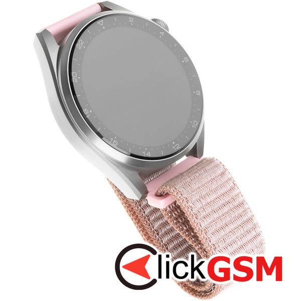 Fixed - Nylon Strap 20mm - Samsung Galaxy Watch 4/5/Active 2, Huawei Watch GT 3 (42mm)/GT 3 Pro (43mm) - Rose Gold