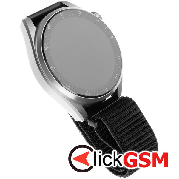 Fixed - Nylon Strap 22mm - Huawei Watch GT 2 (46mm)/GT 2 Pro/GT 3 Pro (46mm)/Ultimate, Xiaomi Watch S1 - Black