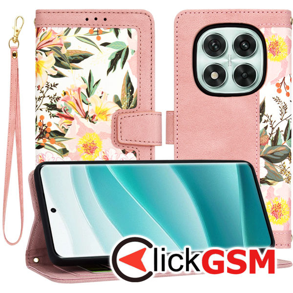 Techsuit - FlipCraft - Xiaomi Redmi Note 14 Pro / Poco X7 - Sweetheart Pink