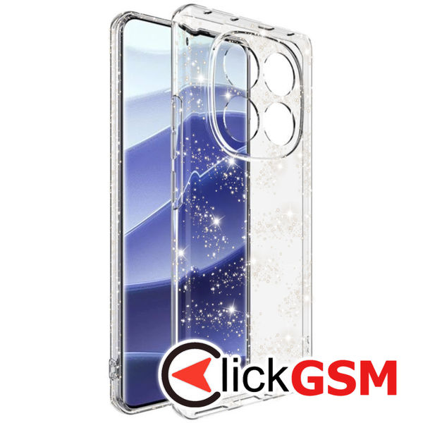Techsuit - SparkleSkin Series - Xiaomi Redmi Note 14 Pro / Poco X7 - Clear