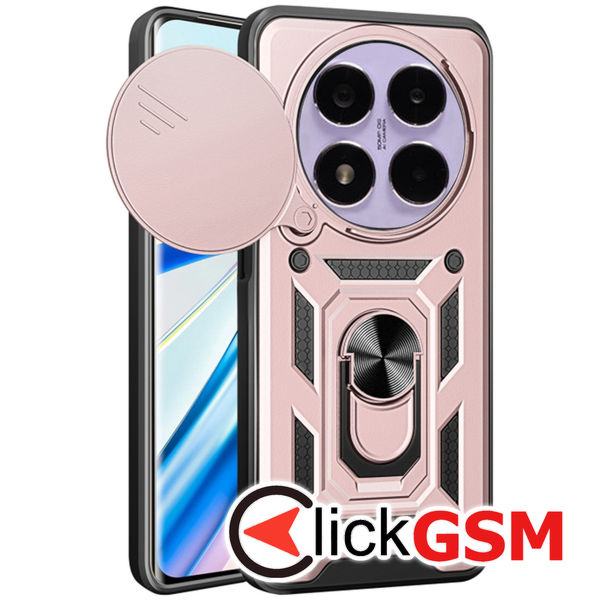 Techsuit - CamShield Series - Xiaomi Redmi Note 14 Pro / Poco X7 - Rose Gold