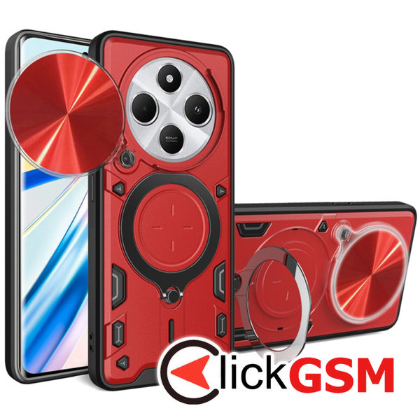 Techsuit - CamGuard Pro - Xiaomi Redmi Note 14 Pro / Poco X7 - Red