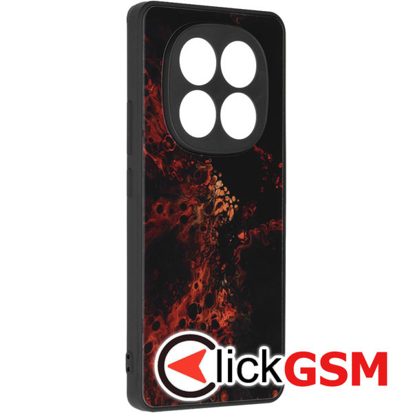 Techsuit - Glaze Series - Xiaomi Redmi Note 14 Pro / Poco X7 - Red Nebula