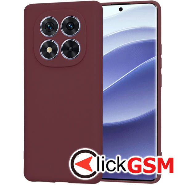 Techsuit - SoftFlex - Xiaomi Redmi Note 14 Pro / Poco X7 - Plum Red