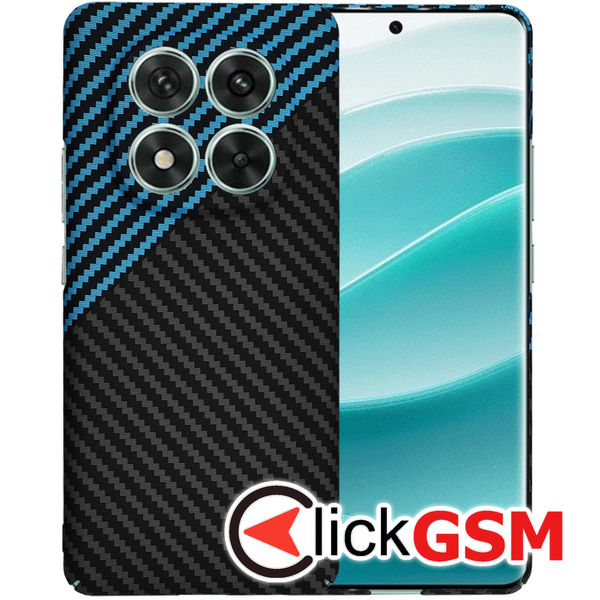 Techsuit - Carbonite FiberShell - Xiaomi Redmi Note 14 Pro / Poco X7 - Blue Pulse