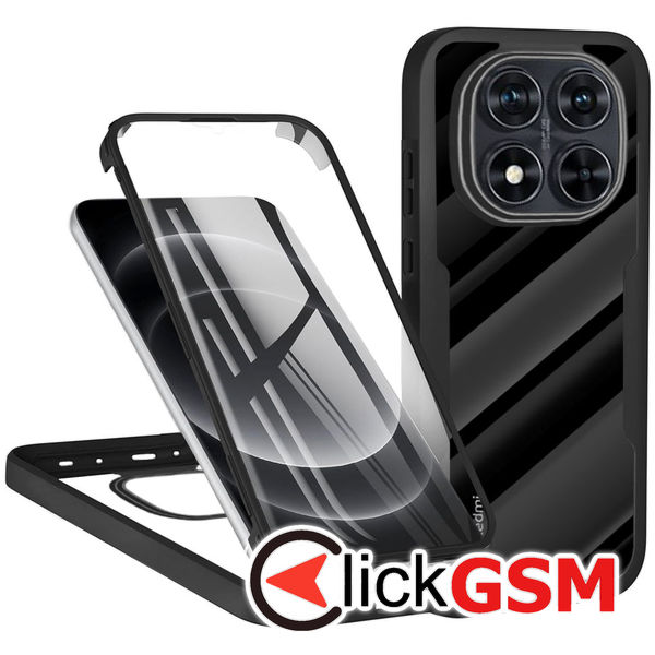 Techsuit - ColorVerse 360 Series + Screen Protector - Xiaomi Redmi Note 14 Pro / Note 14 Pro+ / Poco X7 - Black