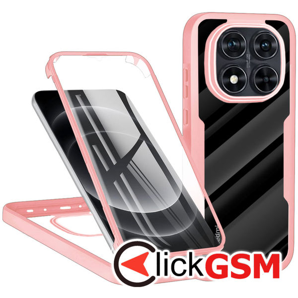 Techsuit - ColorVerse 360 Series + Screen Protector - Xiaomi Redmi Note 14 Pro / Note 14 Pro+ / Poco X7 - Pink