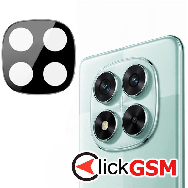 Techsuit - Full Camera Glass - Xiaomi Redmi Note 14 Pro / Poco X7 - Black