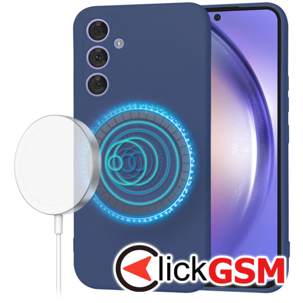 Techsuit - SoftFlex MagSafe - Samsung Galaxy A54 - Navy Blue