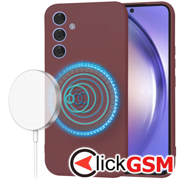 Techsuit - SoftFlex MagSafe - Samsung Galaxy A54 - Plum Red