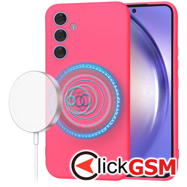 Techsuit - SoftFlex MagSafe - Samsung Galaxy A54 - Hot Pink