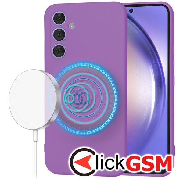 Techsuit - SoftFlex MagSafe - Samsung Galaxy A54 - Purple