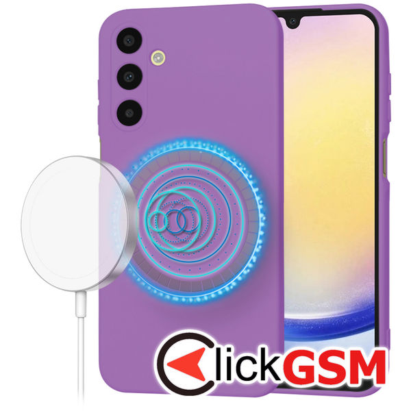 Techsuit - SoftFlex MagSafe - Samsung Galaxy A25 5G - Purple